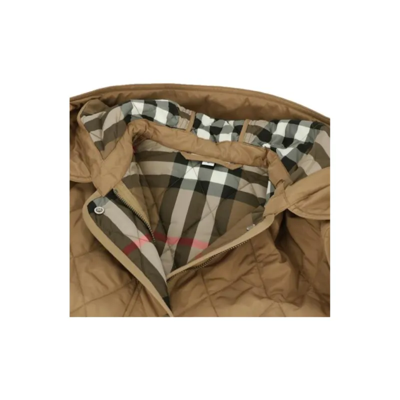 Burberry Puffer Jacket Women's Beige-2