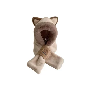 MOREMERRY Polyester Hoods & Plush Hats Unisex