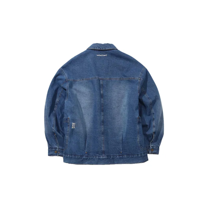 Nautica White Sail Denim Jacket Men's-3