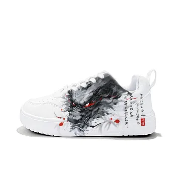 Cold Cicadas Yesterday Anti Slip Wear Resistant Lightweight Breathable Low Top Skateboard Shoes Unisex White