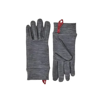 HESTRA Polyester Gloves Unisex Gray