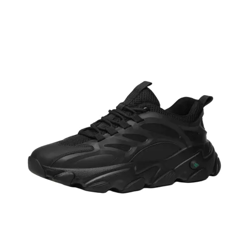 Ruomini Anti Slip Wear Resistant Low Top Chunky Sneakers Men's