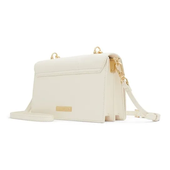 ALDO Artificial Leather Crossbody Bag Medium Size Women's White/Black-1