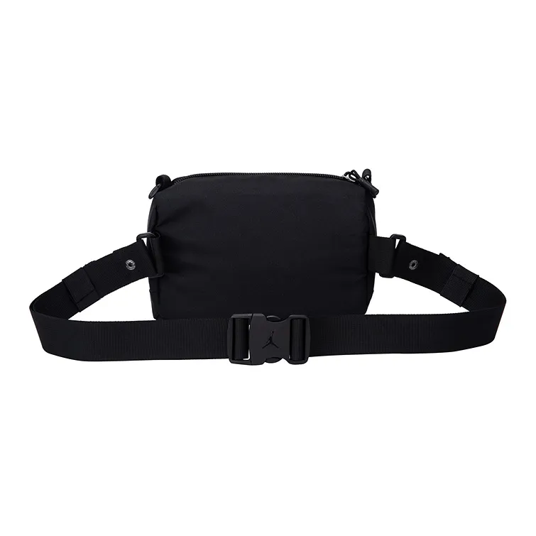 Jordan Polyester Shoulder Bag Crossbody Bag Fanny Pack Unisex Black-3