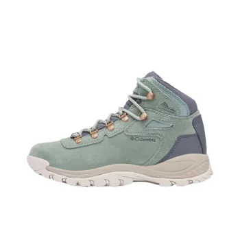 Columbia Newton Ridge Plus Abrasion Resistant Mid Top Hiking Shoes Women's Light Aloe Vera Green
