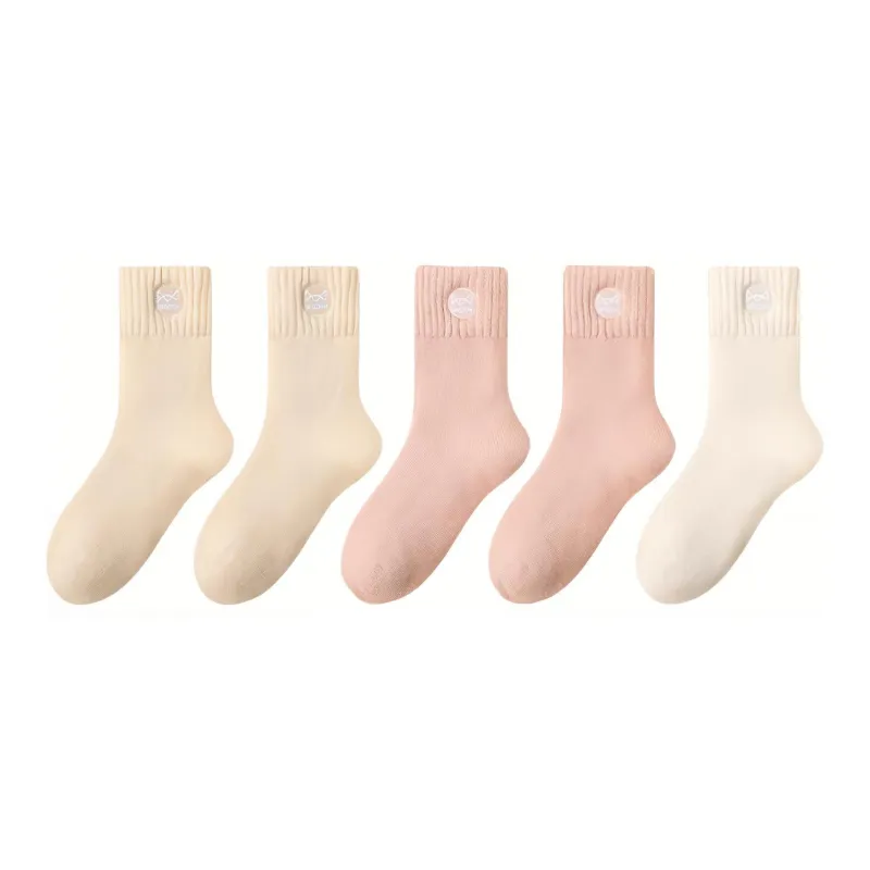 MIIOW Mid Calf Socks Unisex Combo Set-11