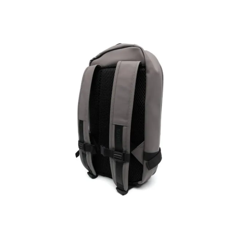 Rains Polyurethane Backpack Regular Men's Gray-1