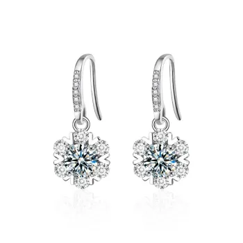 WUMZK 925 Sterling Silver Stud Earrings Women's