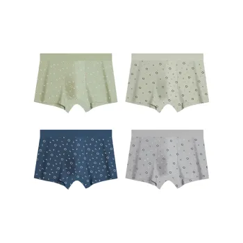 Red Bean Underpants Men's 4 Pack