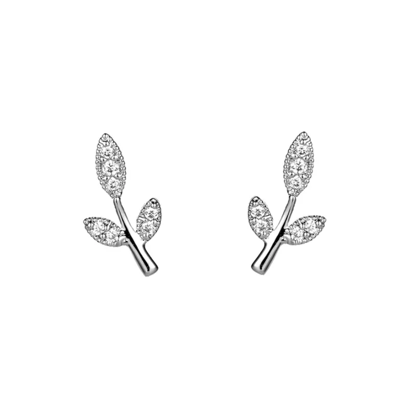 LELOUP Gold Plated Copper With Rhodium Stud Earrings Women's-1