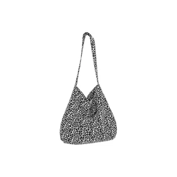ADOONGA Canvas Shoulder Bag Regular Women's Ecru/Brown