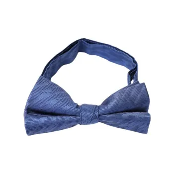 DIKENI Mulberry Silk Ties Men's Coffee/Blue