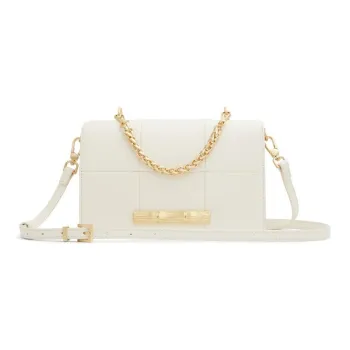 ALDO Artificial Leather Crossbody Bag Medium Size Women's White/Black