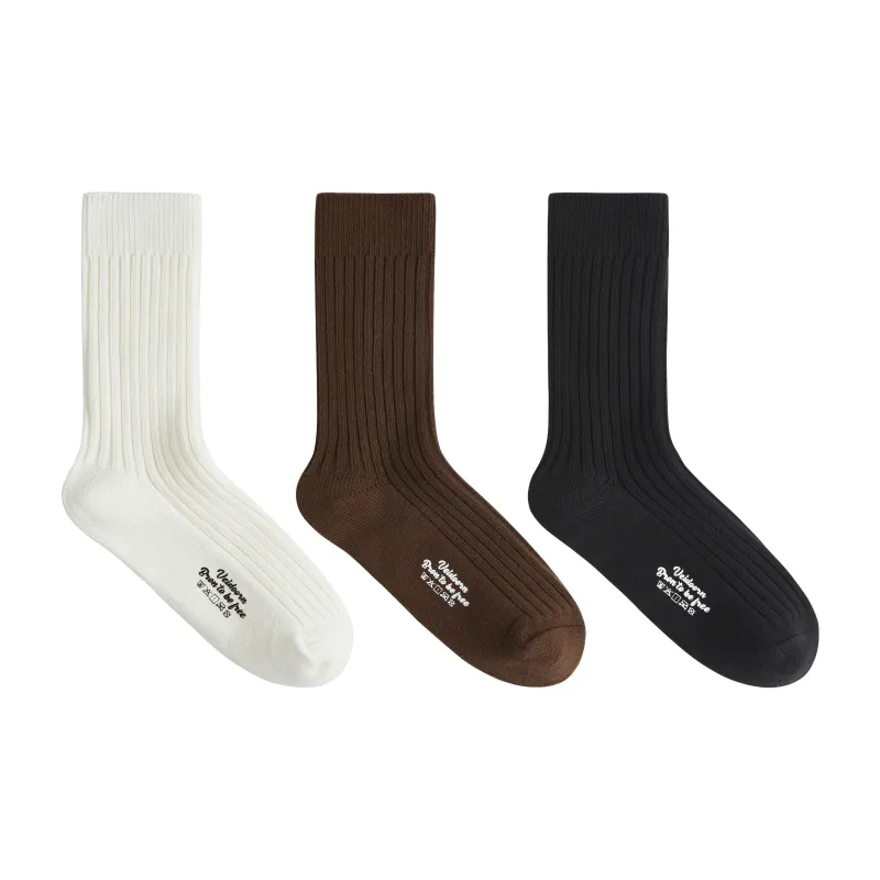 VEIDOORN Knee High Socks Unisex 3 Pack-15