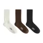 3 Pack (Ecru+Brown+Black)