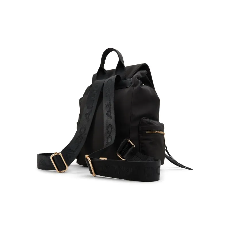 ALDO RPET Backpack Medium Size Women's Black/White Black-1