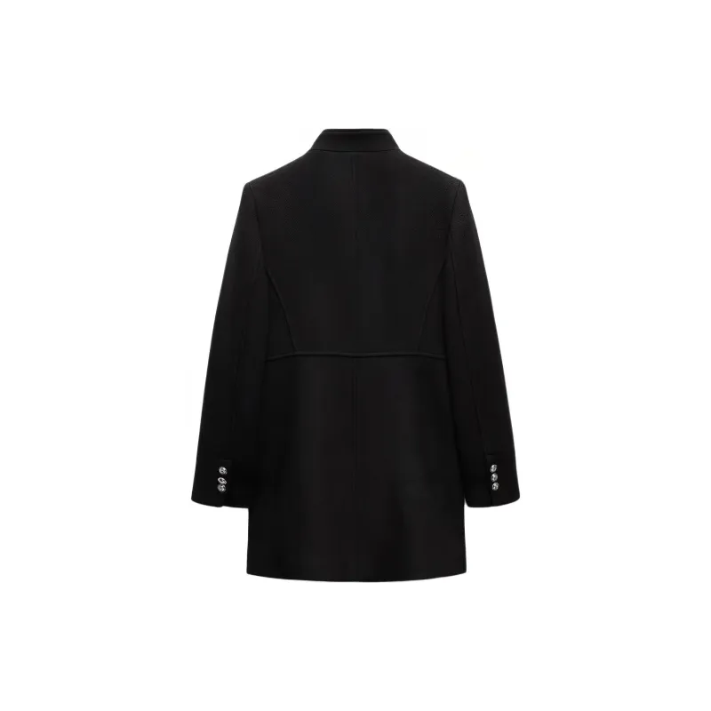ZARA Coats Women's Sea Blue-1