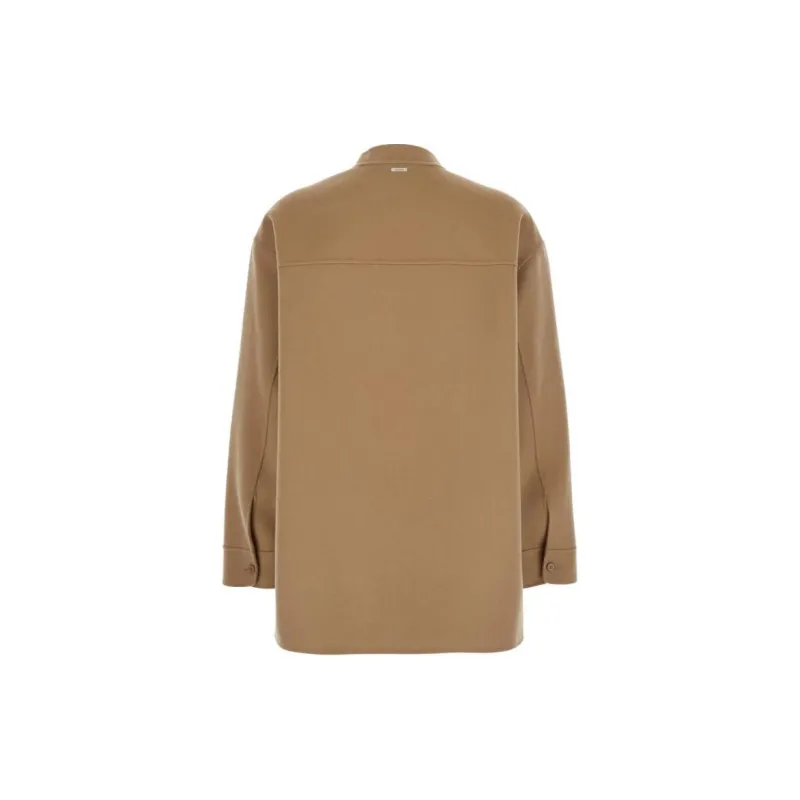 'S MAX MARA Costanza Buttoned Long Sleeved Jacket-1