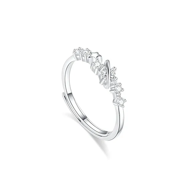 LUCA Sterling Silver Rings Unisex-8