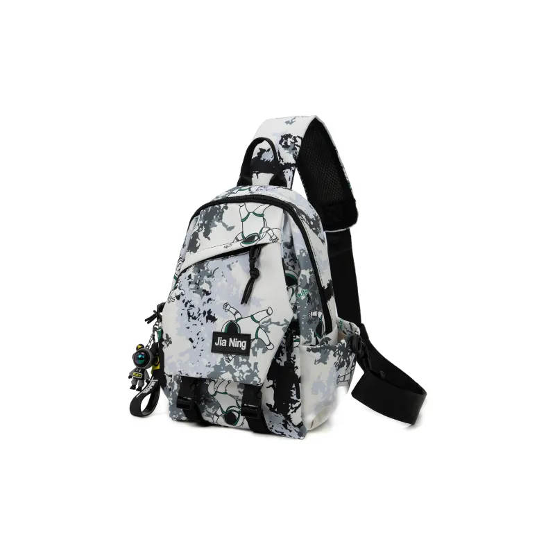 TAKI Nylon Commute Versatile Shoulder Bag, Crossbody Bag Regular Unisex Black/Yellow/Blue/Green-1