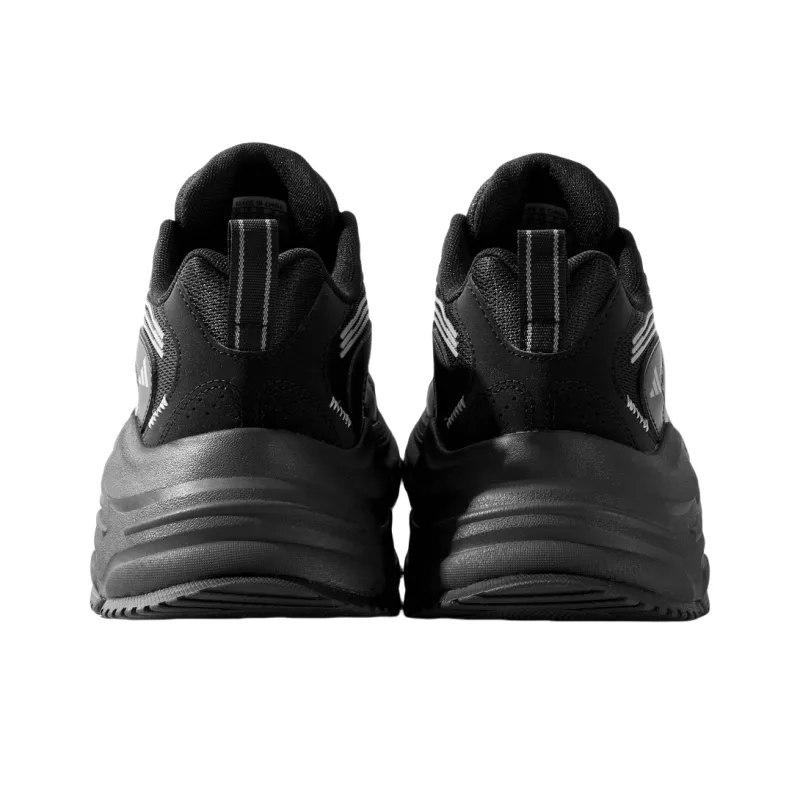 Adidas FC CLASSIC Slip Resistant Breathable Low Top Running Shoes Unisex Black Gray Color-4