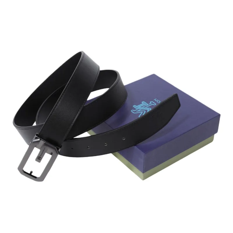 FION Mountain And Sea Journey Series Top Grain Cow Leather Belts Men's 3.4-1