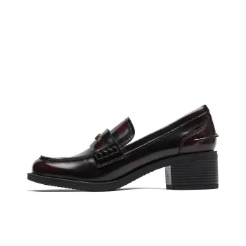 73Hours Jazz Red Tone Loafers 5cm Women's Burgundy