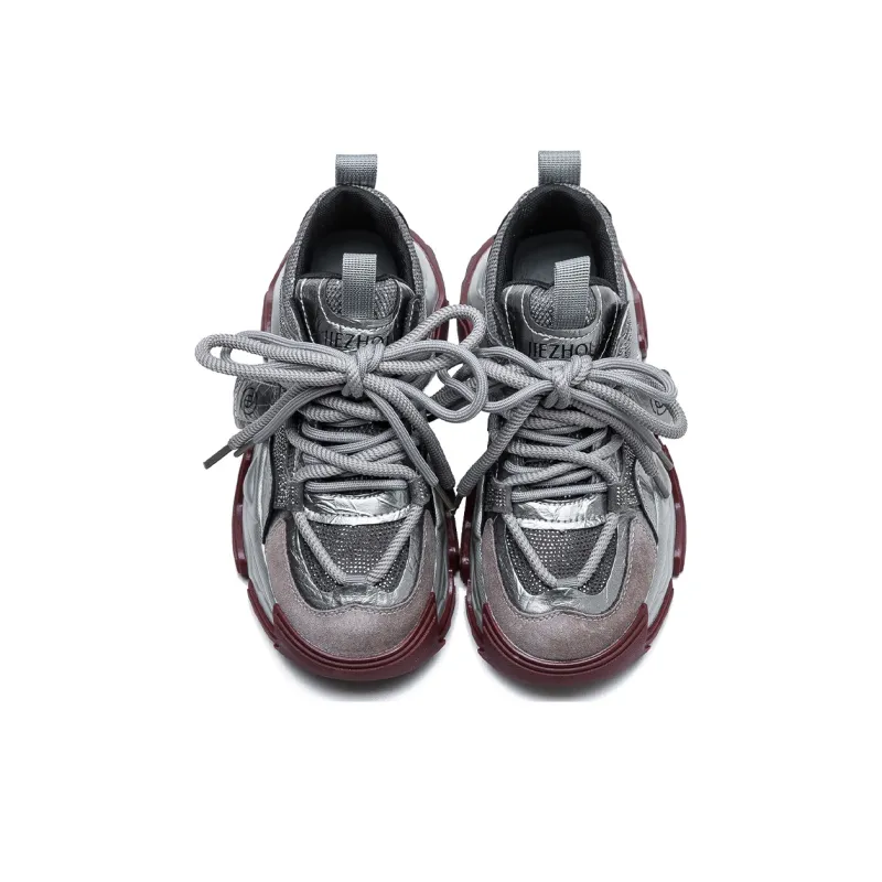 Jay Height Increasing Low Top Chunky Sneakers Women's-3