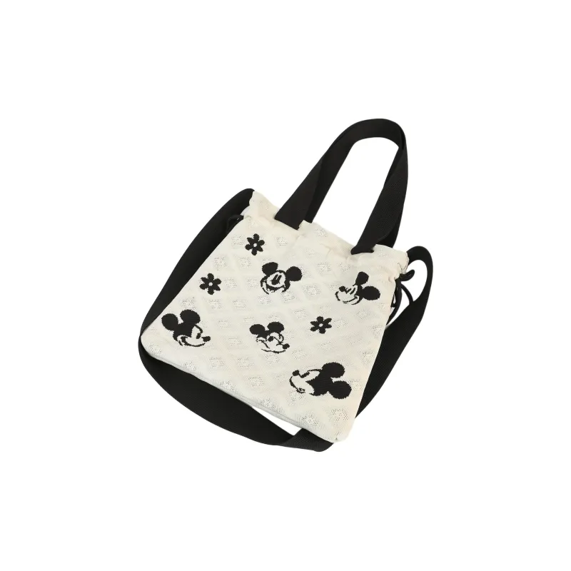 MESUCA Disney Collection Polyester Shoulder Bag Medium Size Unisex Beige-3