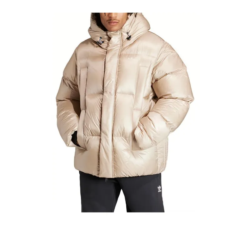 Adidas Originals Heavyweight Down Puffer Jacket Down Jacket Men's Light Khaki-2