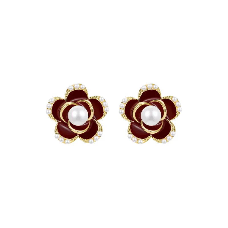 JAY S925 Silver Stud Stud Earrings Women's-0