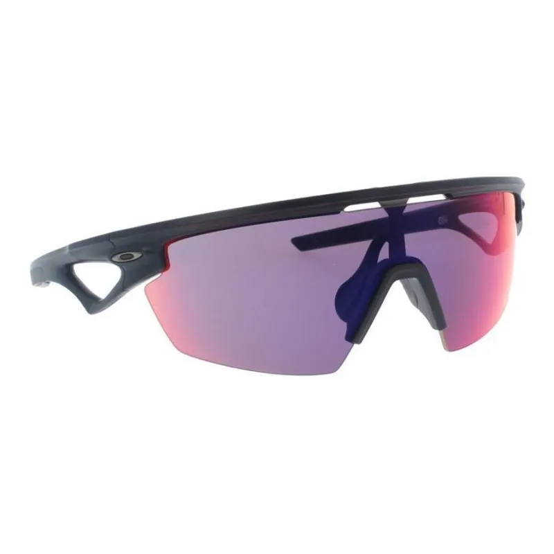 Oakley Acetate Irregular Shape Sunglasses Men's Black-1