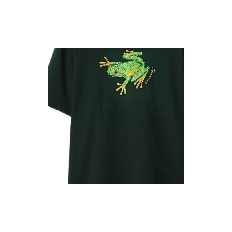 Burberry T-Shirts Men Green-2