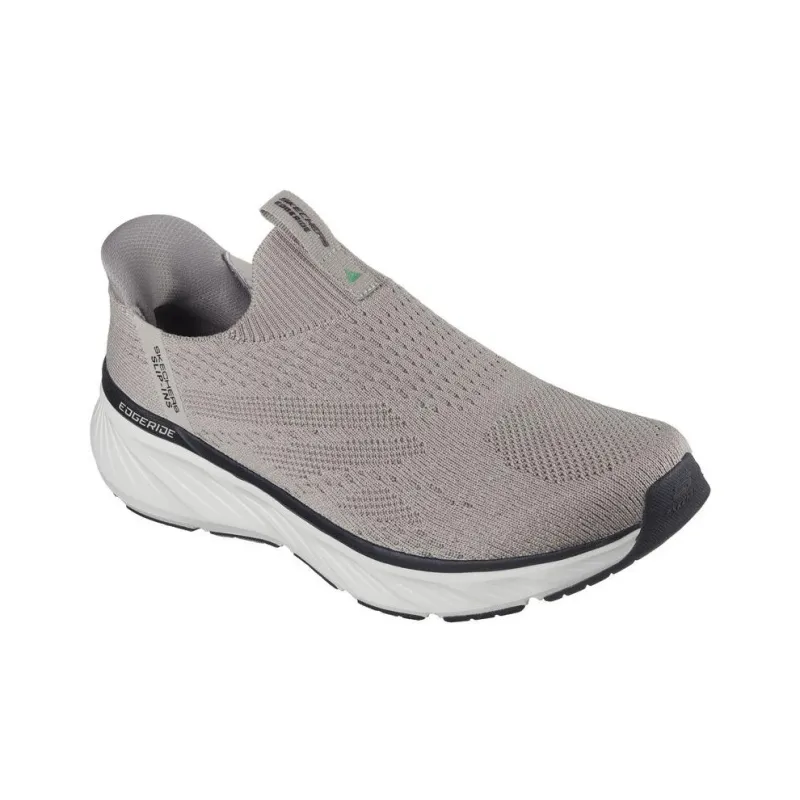 Skechers Slip Ins Anti Slip Wear Resistant Low Top Casual Running Shoes Men's Taupe-1