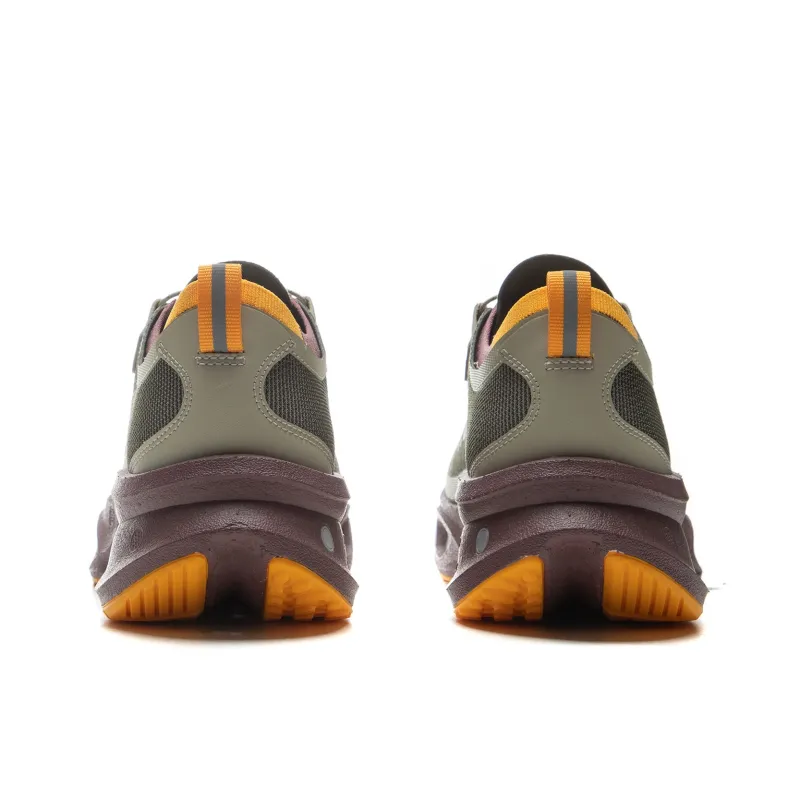 LiNing Abrasion-Resistant Low-Top Running Shoes Unisex Green Purple-5