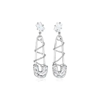 CLARKIA FLOWER Copper Earrings Women's