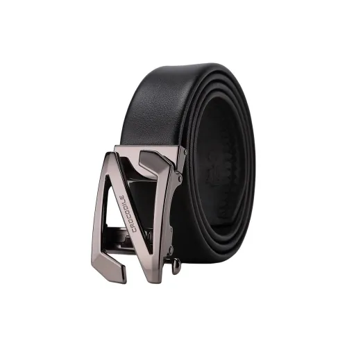 Crocodile Top Grain Cow Leather Leather Belts Men's 3.6cm