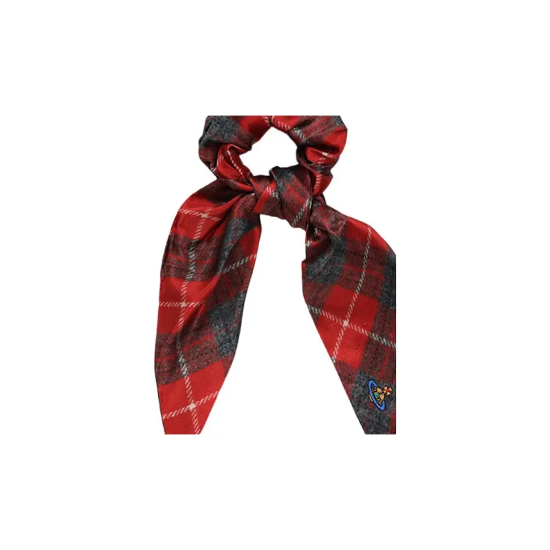 Vivienne Westwood Silk Hair Tie Women's Red-2