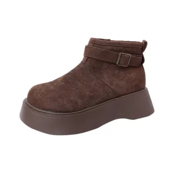 WESTLINK Warm Wear Resistant Slip Resistant Short Snow Boots Women's