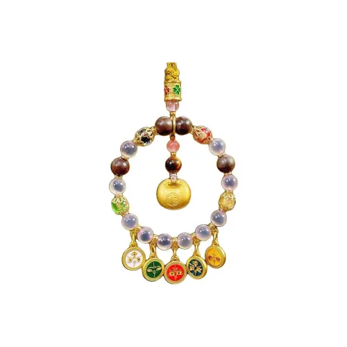 Stone On The Line Cinnabar Keychains Unisex