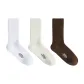 3 Pack (White+Ecru+Brown)