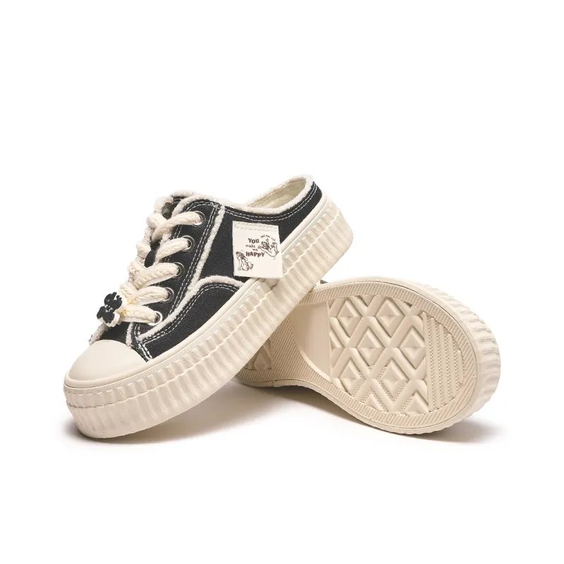 Disney x Hotwind Vintage Leopard Series Canvas Shoes Women's-3