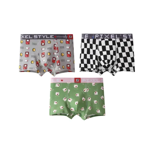 Qiao Ni Tong Underpants Men's 3 Pack