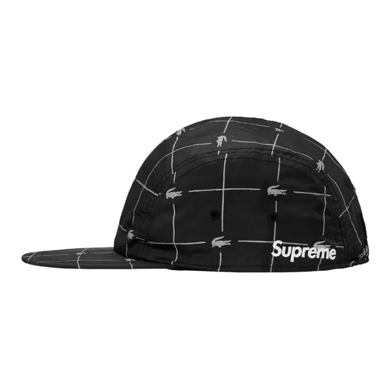Supreme Lacoste Reflective Grid Nylon Camp Cap-1