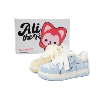 ALI THE FOX Anti Slip Wear Resistant Low Top Skateboard Shoes Women's