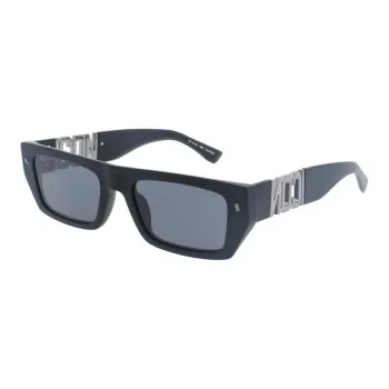 DSQUARED 2 Acetate Rectangular Sunglasses Men's Black