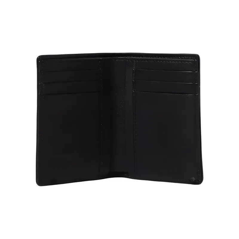 Valentino Cotton Denim Wallet Men's Blue-2
