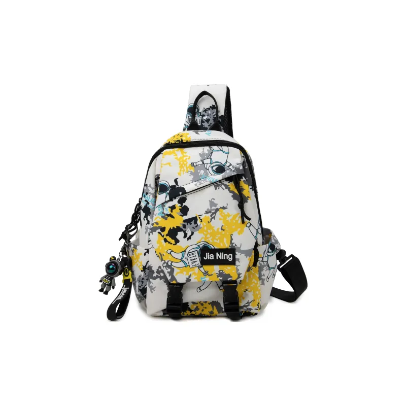 TAKI Nylon Commute Versatile Shoulder Bag, Crossbody Bag Regular Unisex Black/Yellow/Blue/Green-7
