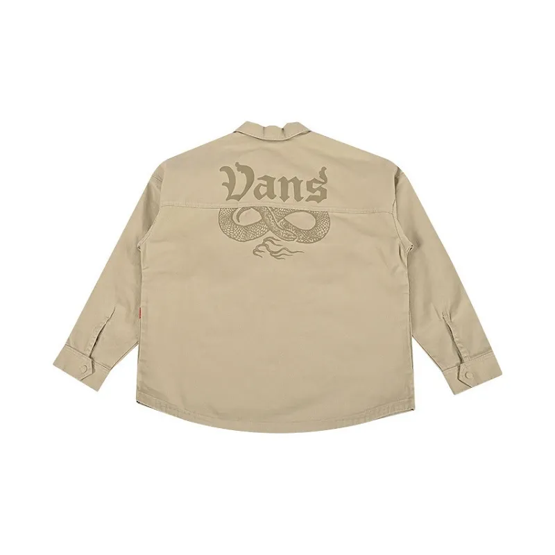 Vans Jackets Men Brown-1
