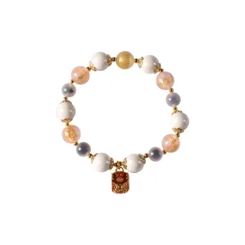 Kowloonko Colored Glaze Bracelets Unisex